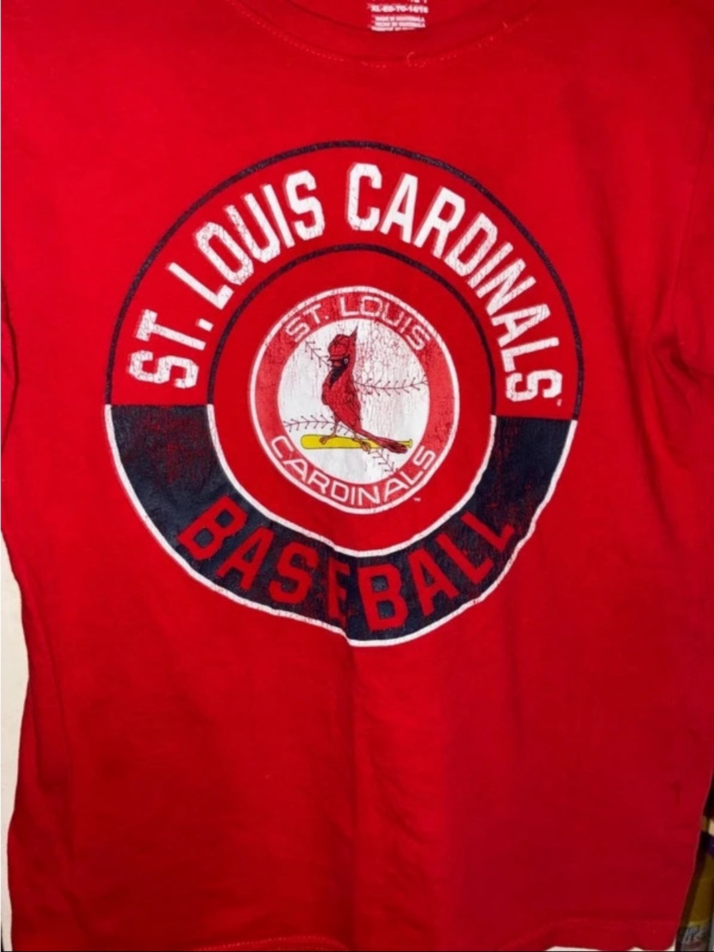 & Other Stories Red Kids' Short Sleeve Tee with Graphic Emblem